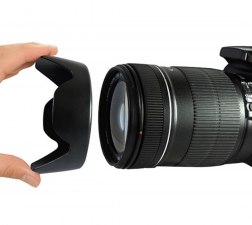PROMAGE REVERSABLE BUCLE LENS HOOD-49MM compatible with Canon EOS M10 EF-M 15-45 mm f/3.5-6.3 IS STM Lens
