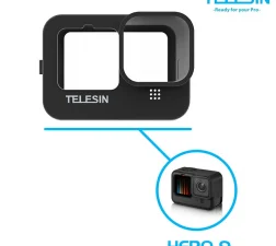 TELESIN GP-PTC-901 PROTECTIVE SILICONE CASE WITH LANYARD STRAP FOR GOPRO HERO 9