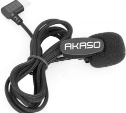 AKASO EXTERNAL MICROPHONE EK7000/ EK7000 PRO/BRAVE 4/ BRAVE 4 PRO/ V50X/ BRAVE 7 LE ACTION CAMERA ONLY (TYPE-C PORT)