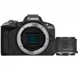 Canon EOS R50 Mirrorless Camera with RF-S 18-45mm F4 Lens
