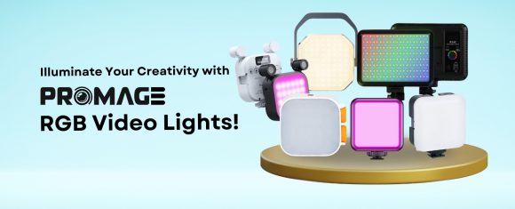 Illuminate Your Creativity with Promage RGB video light